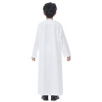 Middle East Arab Child Boy Thobe Thawb With Applique #26T889
