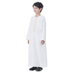Middle East Arab Child Boy Thobe Thawb With Applique #26T889