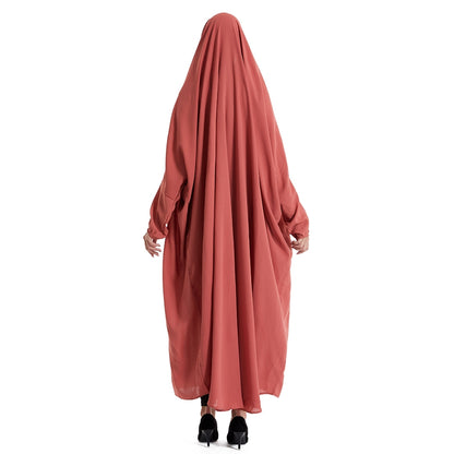 Robe de prière Farasha à manches chauve-souris, jilbab, abaya