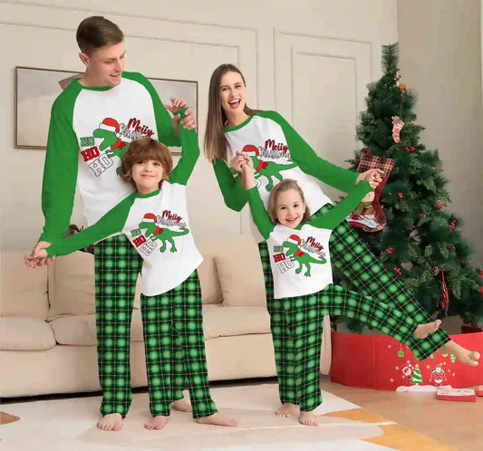 Ensemble pyjama de Noël imprimé assorti pour toute la famille #24077