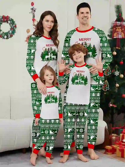 Ensemble pyjama de Noël assorti pour toute la famille #241152
