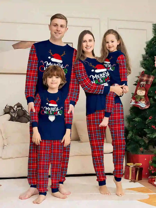 Ensemble pyjama de Noël imprimé pour toute la famille #24823