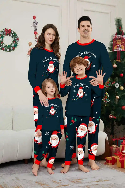 Pyjama de Noël assorti pour toute la famille, motif Père Noël, #241128