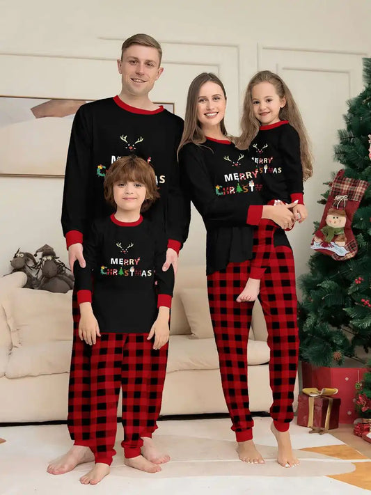 Ensemble pyjama de Noël assorti pour toute la famille #24883