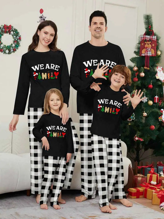 Ensemble pyjama de Noël assorti pour toute la famille #24562