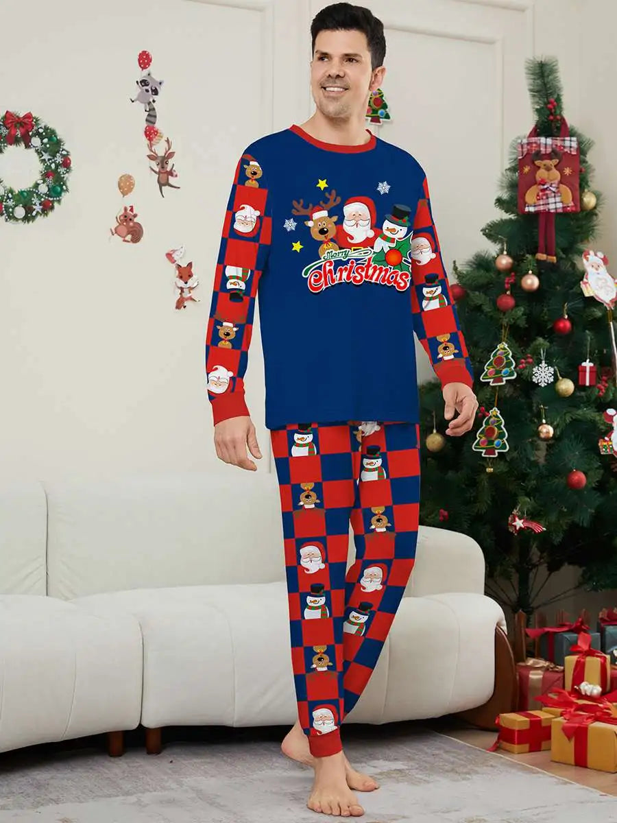 Ensemble pyjama de Noël imprimé assorti pour toute la famille #242320
