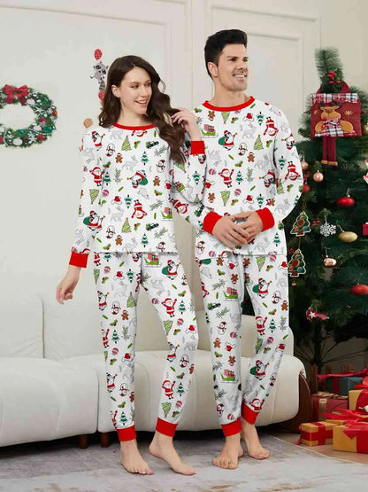 Ensemble pyjama de Noël imprimé assorti pour toute la famille #24596