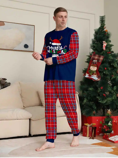 Ensemble pyjama de Noël imprimé pour toute la famille #24823