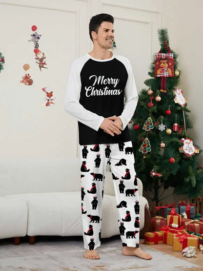 Pyjama de Noël assorti pour toute la famille, motif ours polaire, n° 24580