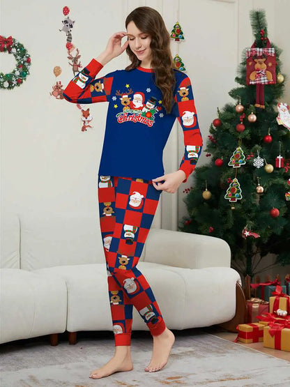 Ensemble pyjama de Noël imprimé assorti pour toute la famille #242320
