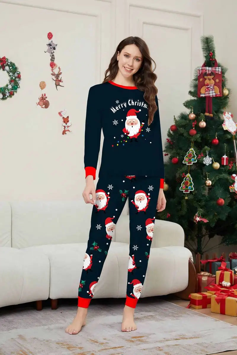 Pyjama de Noël assorti pour toute la famille, motif Père Noël, #241128