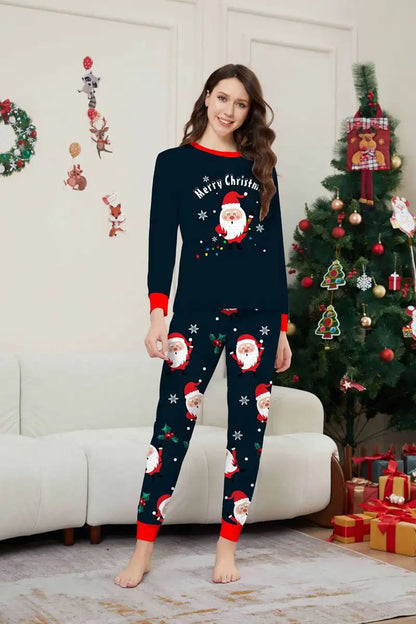 Pyjama de Noël assorti pour toute la famille, motif Père Noël, #241128