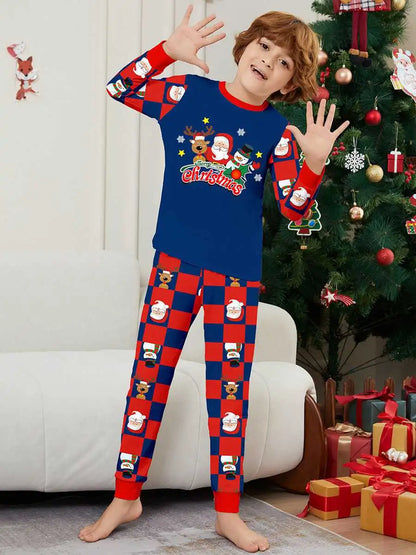 Ensemble pyjama de Noël imprimé assorti pour toute la famille #242320