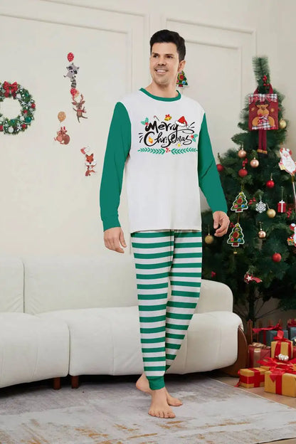Ensemble pyjama de Noël imprimé assorti pour toute la famille #241153