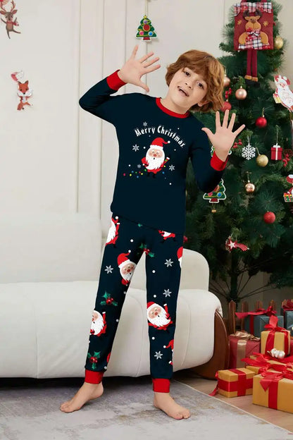 Pyjama de Noël assorti pour toute la famille, motif Père Noël, #241128