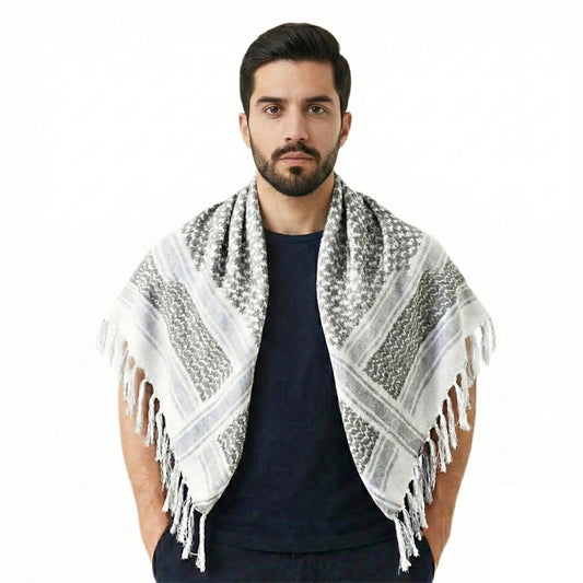 100% Cotton Colorful Keffiyeh Military Tactical Shemagh Desert Scarf Neck Wrap For Men and Women