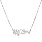 Personalized Name Necklace with Birth Flower #2
