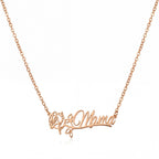 Personalized Name Necklace with Birth Flower #2