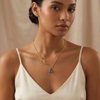 Personalized Birthstone Name Necklace #QX06