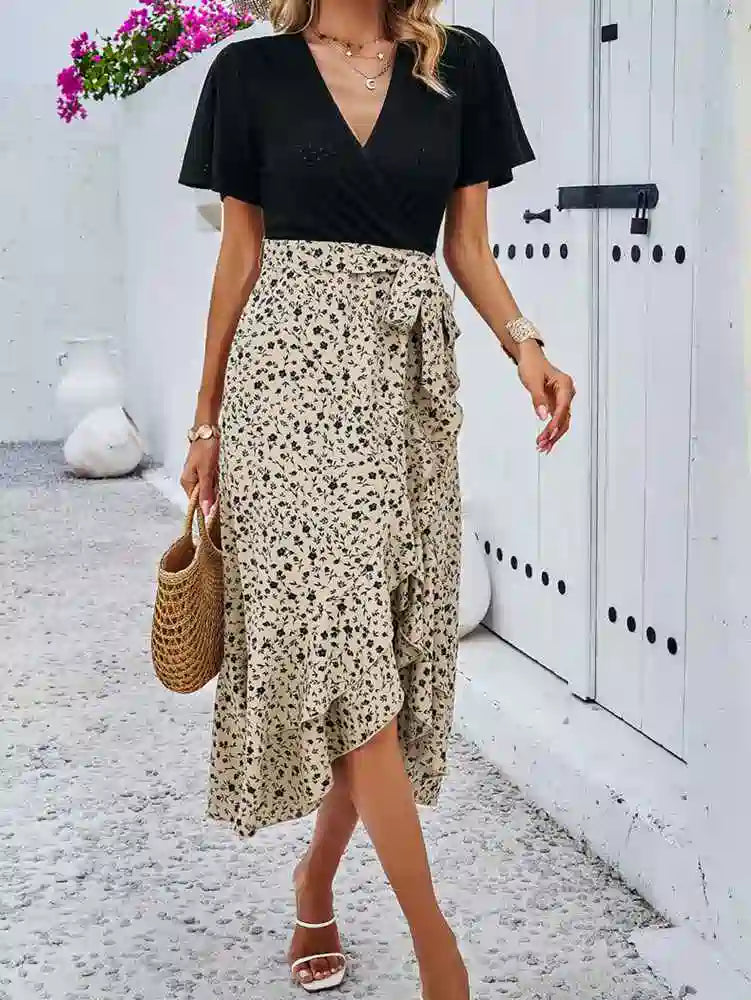 Maroon, Green, Apricot