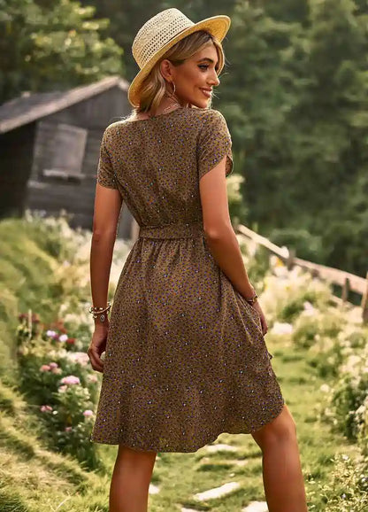 Blue, Green, Brown, Red