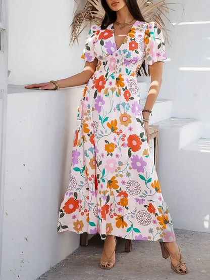 White, Blue, Orange, Pink