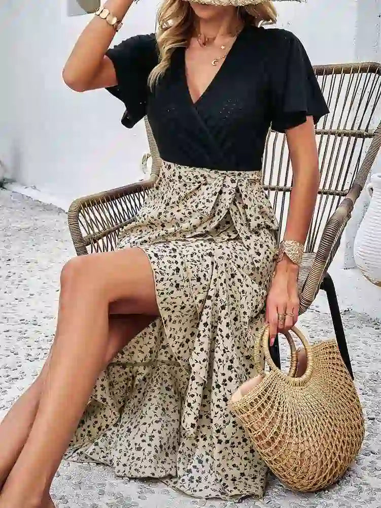 Maroon, Green, Apricot