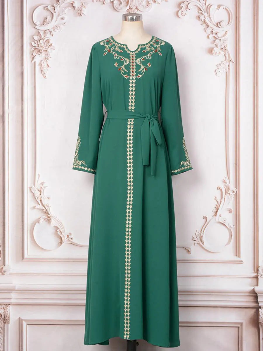 Robe de l'Aïd brodée Caftan Robe Kaftan #25256