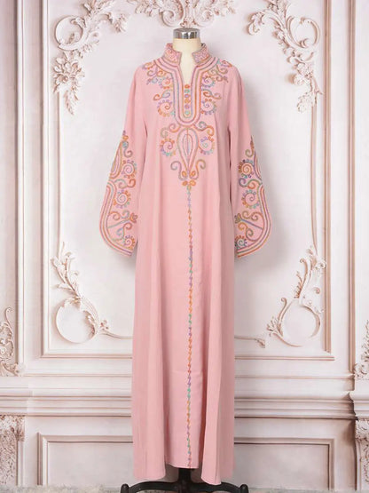Rope Embroidery Eid Caftan Kaftan Dress #25MT228