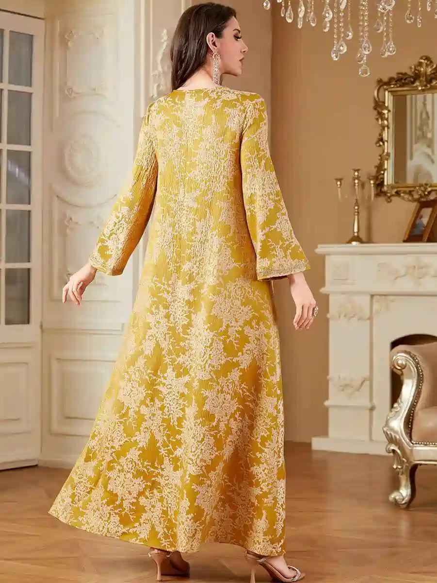 Robe de l'Aïd brodée de perles, caftan, robe caftan #254336