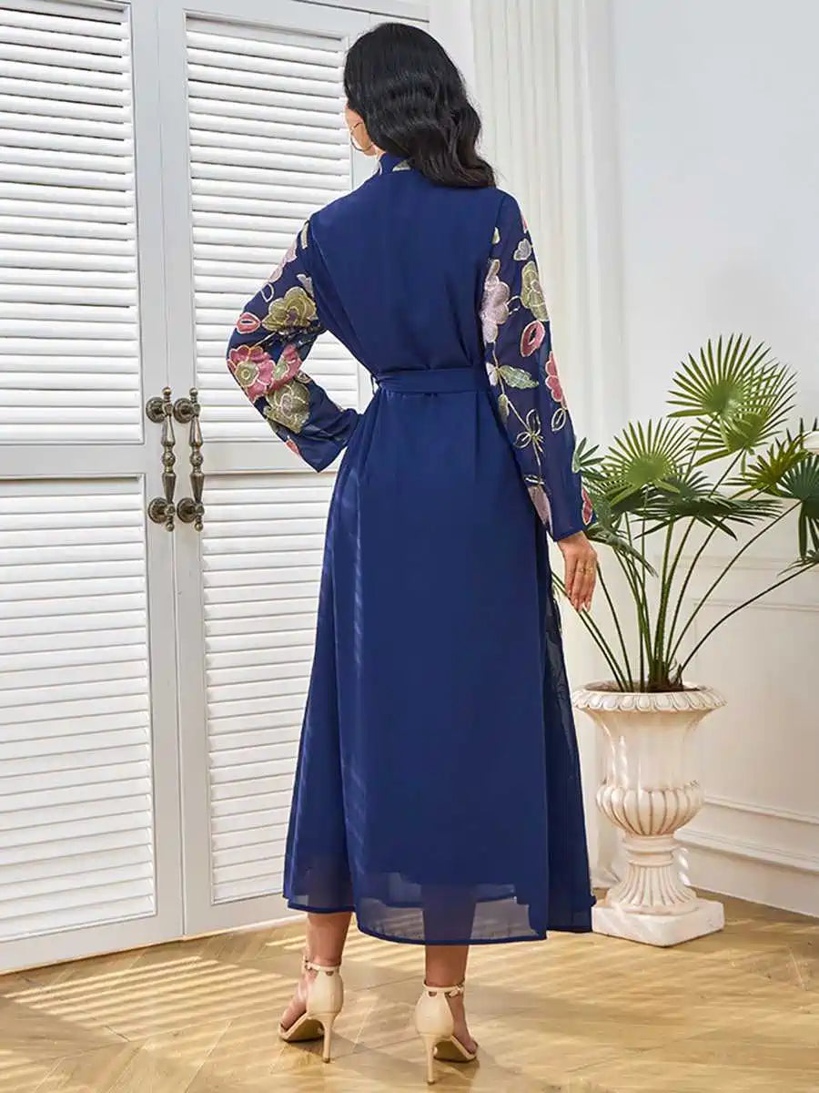 Embroidery Sequins Eid Caftan Kaftan Dress #25MT216