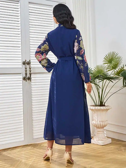 Embroidery Sequins Eid Caftan Kaftan Dress #25MT216