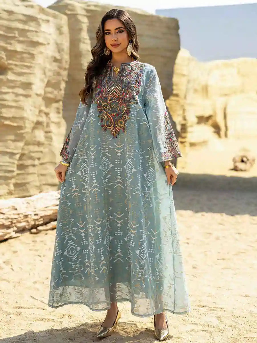Robe de l'Aïd Doris Broderie Caftan Robe Kaftan #25464