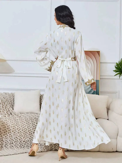 Robe caftan bronzante pour l'Aïd, idéale pour une fête ou un mariage, n° 25157