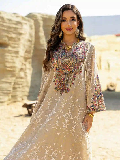 Robe de l'Aïd Doris Broderie Caftan Robe Kaftan #25464