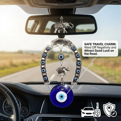 Blue Evil Eye Decor Wall Hanging Ornament Door Hanger Home Protection #EBE23