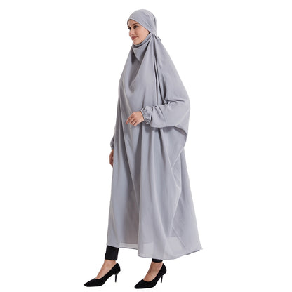 Robe de prière Farasha à manches chauve-souris, jilbab, abaya