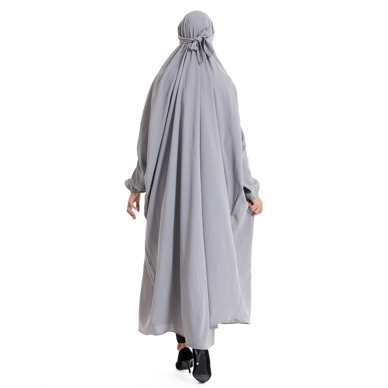 Robe de prière Farasha à manches chauve-souris, jilbab, abaya