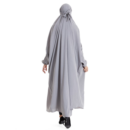 Robe de prière Farasha à manches chauve-souris, jilbab, abaya