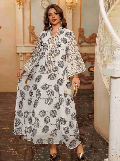 Robe caftan Doris Eid brodée de paillettes #25423