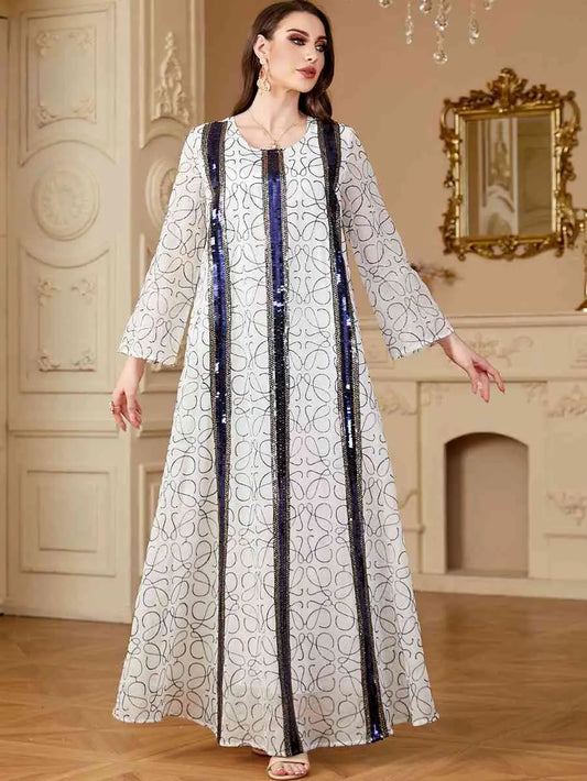 Paillettes Eid Caftan Kaftan Robe #244210