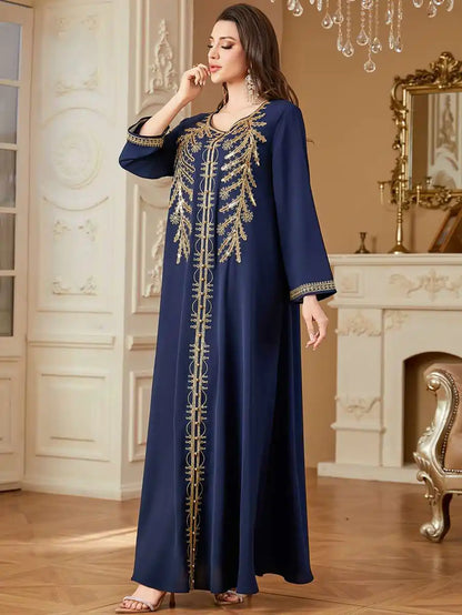 Robe caftan brodée Eid #254361