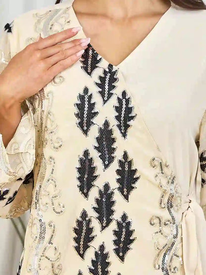 Eid Dress Arab Sequins Caftan Kaftan #25M487