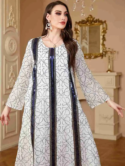 Paillettes Eid Caftan Kaftan Robe #244210