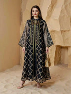 Eid Embroidery Arab Jalabiya Caftan Kaftan Dress #25S127