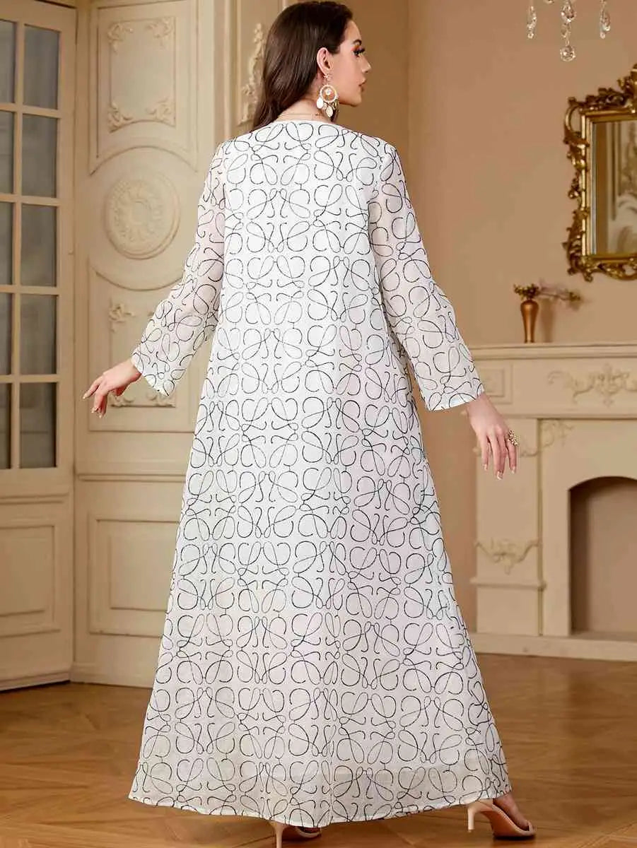 Paillettes Eid Caftan Kaftan Robe #244210