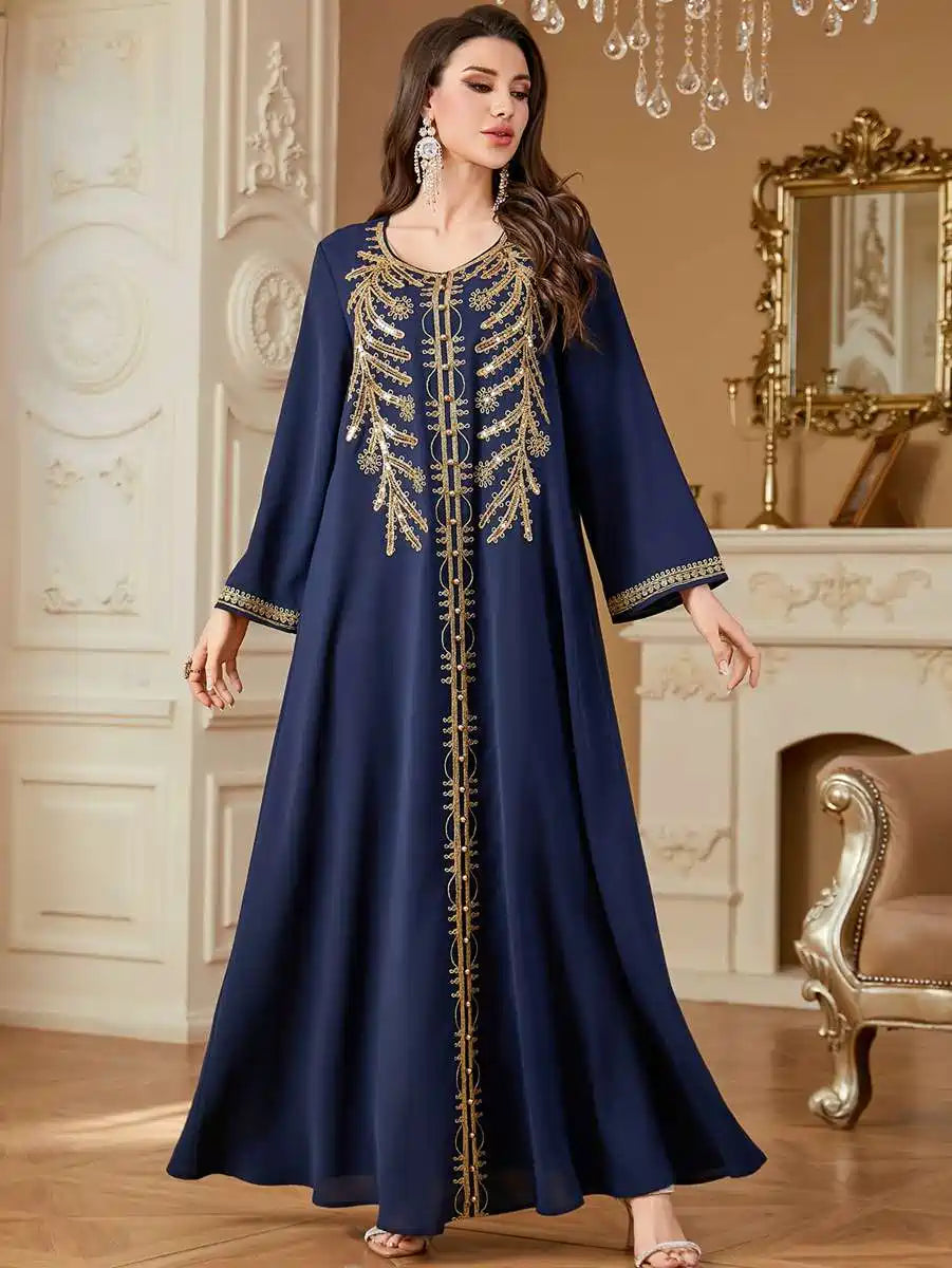 Robe caftan brodée Eid #254361