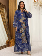 Eid Dress Embroidery Caftan Kaftan Dress #25485