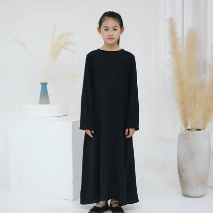 Moyen-Orient Arabe Enfant Fille Abaya Robe Intérieure Sous-Vêtement