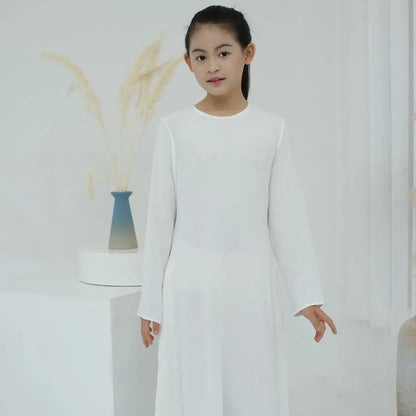 Moyen-Orient Arabe Enfant Fille Abaya Robe Intérieure Sous-Vêtement